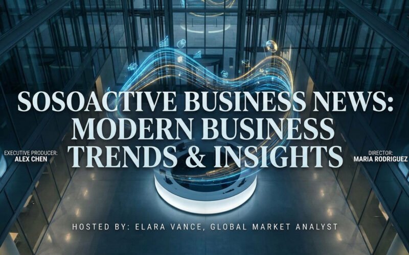 Sosoactive Business News: Modern Business Trends & Insights