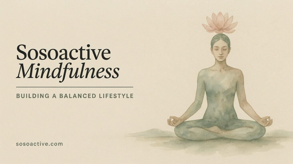 Sosoactive Mindfulness: Building a Balanced Lifestyle