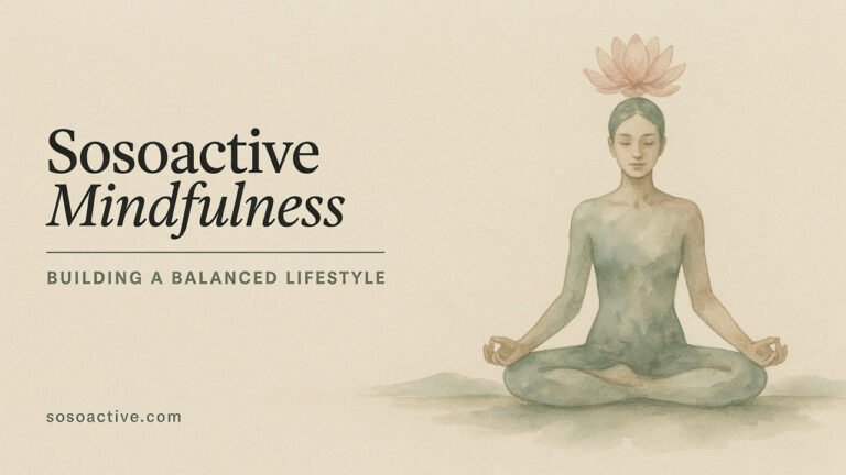 Sosoactive Mindfulness Building a Balanced Lifestyle