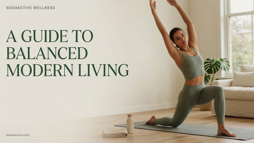 Sosoactive Wellness: A Guide to Balanced Modern Living